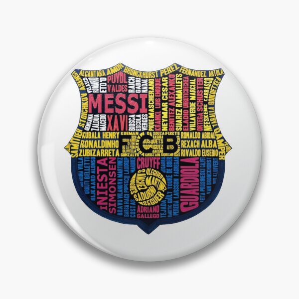 Item preview, Barcelona FC Legends Crest Typography Art designed and sold by annaarthk.