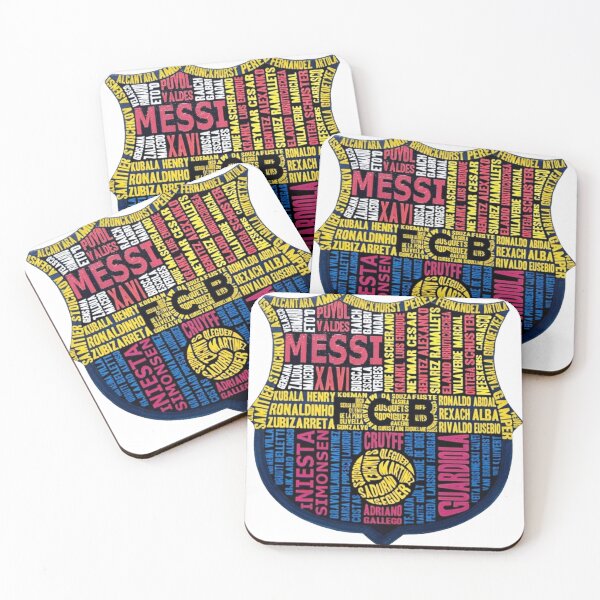 Item preview, Barcelona FC Legends Crest Typography Art designed and sold by annaarthk.