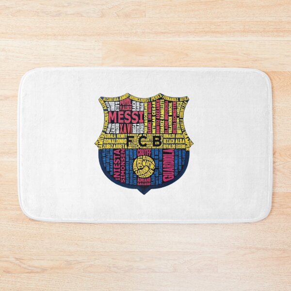 Item preview, Barcelona FC Legends Crest Typography Art designed and sold by annaarthk.