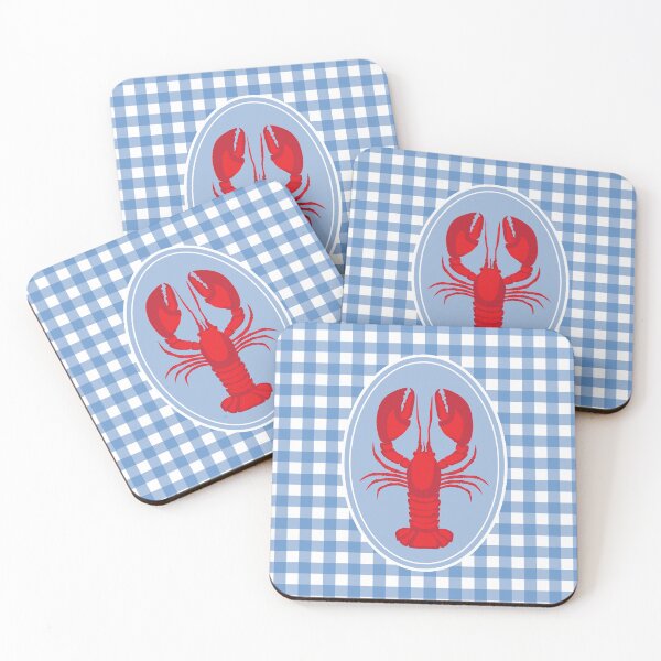 Item preview, Gingham Maine Lobster designed and sold by Kenedi   McDonald.