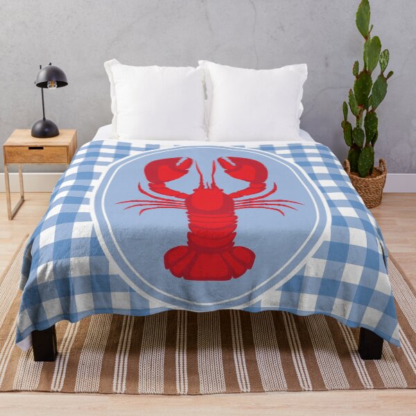 Item preview, Gingham Maine Lobster designed and sold by Kenedi McDonald.
