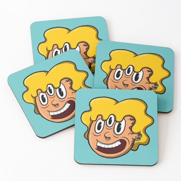 Item preview, Wild Blonde Cartoon – Punk Girl Portrait designed and sold by nacho1988.