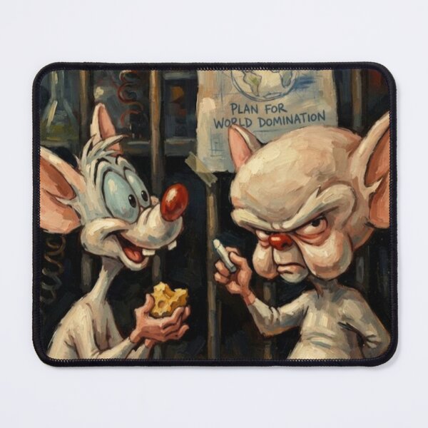 Item preview, Pinky and the Brain Fine Art Tribute designed and sold by Art's Diner.