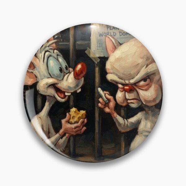 Item preview, Pinky and the Brain Fine Art Tribute designed and sold by Art's Diner.