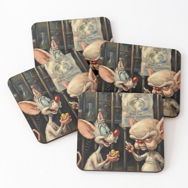 Item preview, Pinky and the Brain Fine Art Tribute designed and sold by Art's Diner.