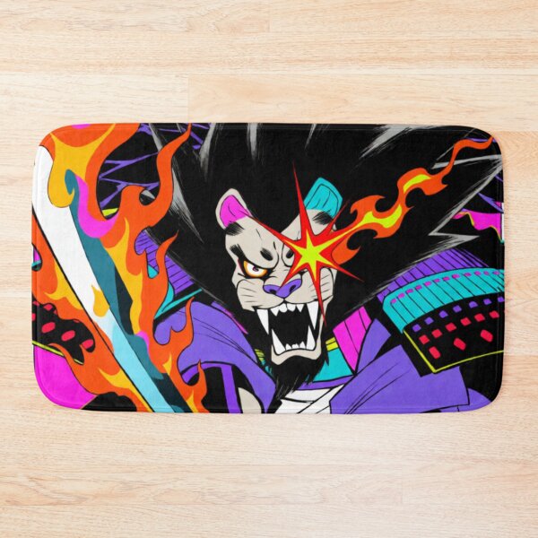 Item preview, Winged Samurai Lion with a Flaming Blade (V4) designed and sold by SabaMirzique.