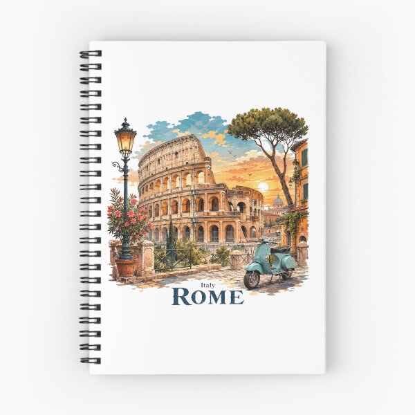 Item preview, Rome Colosseum Vintage Travel Design designed and sold by Inkworksbyshery.
