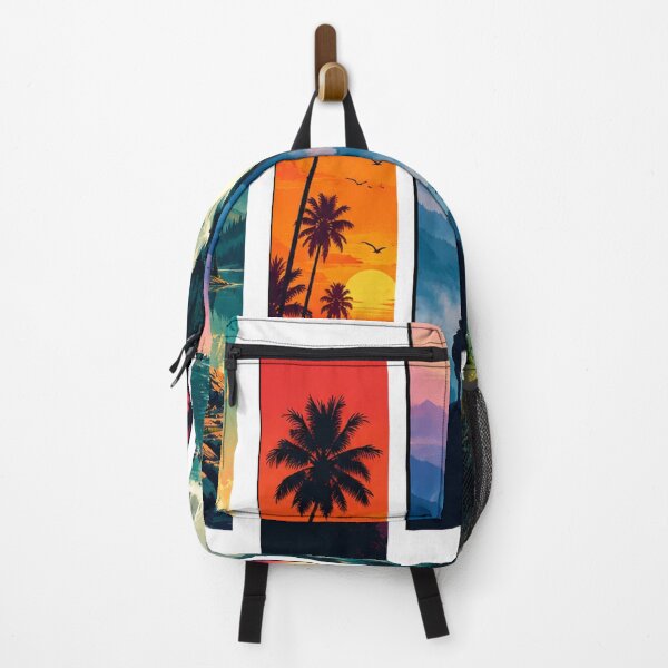 Item preview, Colorful Nature Stripes – Abstract Botanical Landscape Design designed and sold by TheAllInStore.