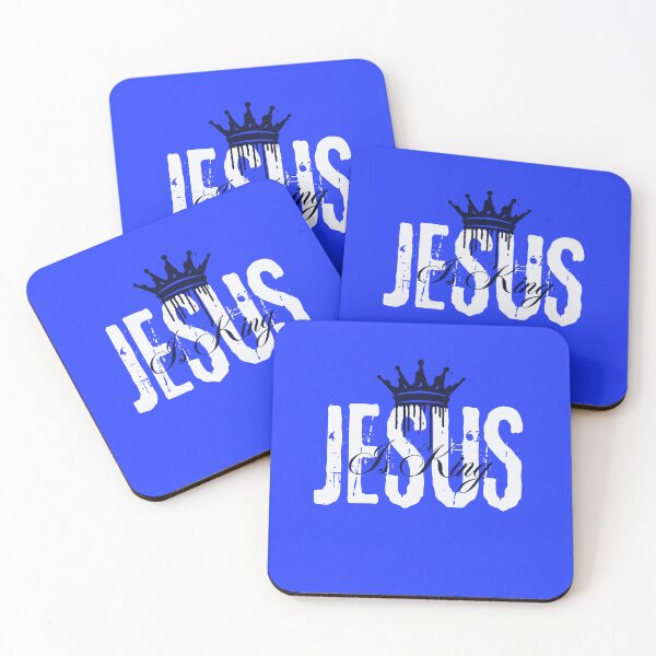 Item preview, Jesus Is King - Catholic Orthodox  - Christmas Gifts For Dad - Blue designed and sold by Doiemacreations.