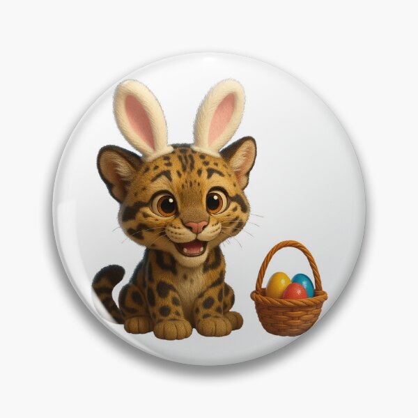 Item preview, Easter Clouded Leopard designed and sold by Sillytoe.