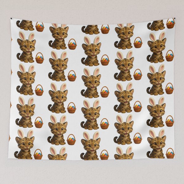 Item preview, Easter Clouded Leopard designed and sold by Sillytoe.