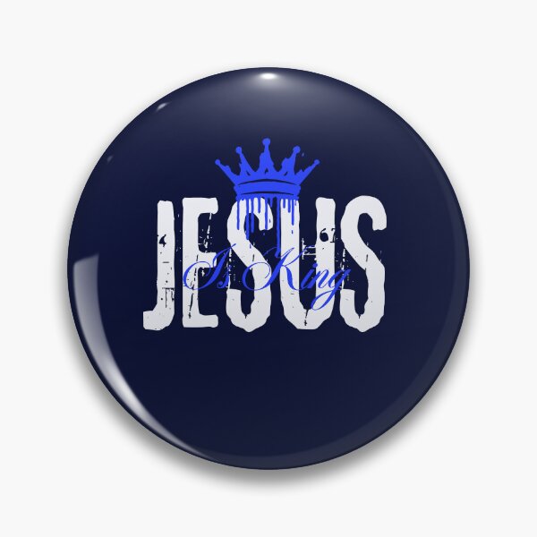 Item preview, Jesus Is King - Christian Motivational Quotes  - Christmas Gifts For Boyfriend - Navy Blue designed and sold by Doiemacreations.