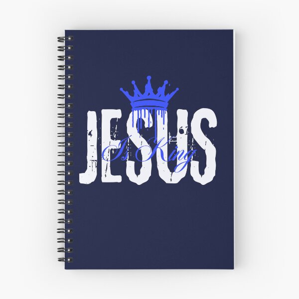 Item preview, Jesus Is King - Christian Motivational Quotes  - Christmas Gifts For Boyfriend - Navy Blue designed and sold by Doiemacreations.