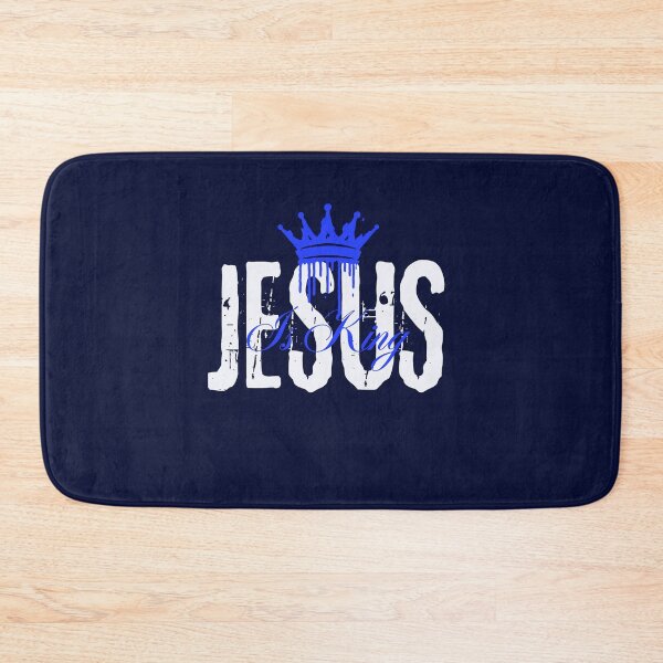 Item preview, Jesus Is King - Christian Motivational Quotes  - Christmas Gifts For Boyfriend - Navy Blue designed and sold by Doiemacreations.
