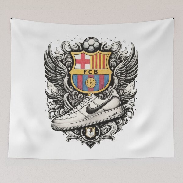 Item preview, Vintage Football Crest Winged Sneaker Streetwear Art designed and sold by annaarthk.
