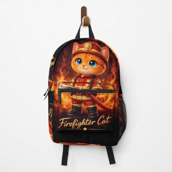 Item preview, Firefighter Cat designed and sold by Meow Story .