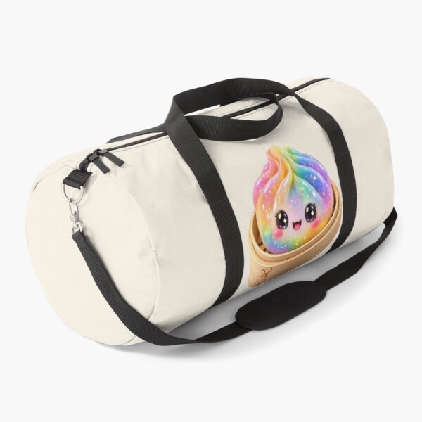 Item preview, Cute Rainbow Glitter Dumpling Bao Bun in Bamboo Steamer | Kawaii Asian Food designed and sold by Moons Studio.