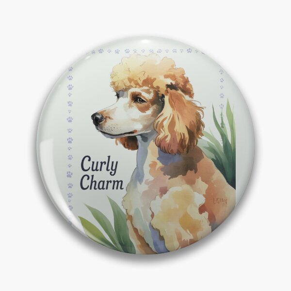 Item preview, Poodle Curly Elegance designed and sold by JebliDesign.
