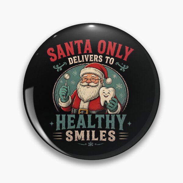 Item preview, Santa only delivers to healthy smiles designed and sold by Konvero.