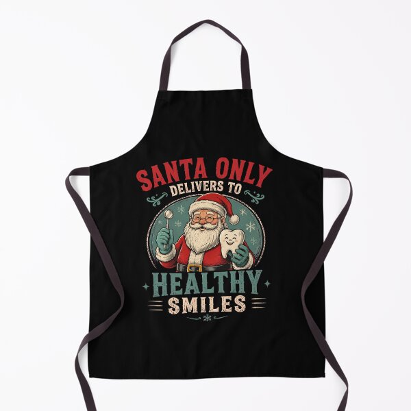 Item preview, Santa only delivers to healthy smiles designed and sold by Konvero.