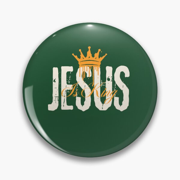 Item preview, Jesus Is King Christianity Bible Verse Quote  - Christmas Gifts - Dark Green designed and sold by Doiemacreations.