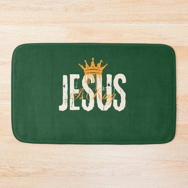 Item preview, Jesus Is King Christianity Bible Verse Quote  - Christmas Gifts - Dark Green designed and sold by Doiemacreations.
