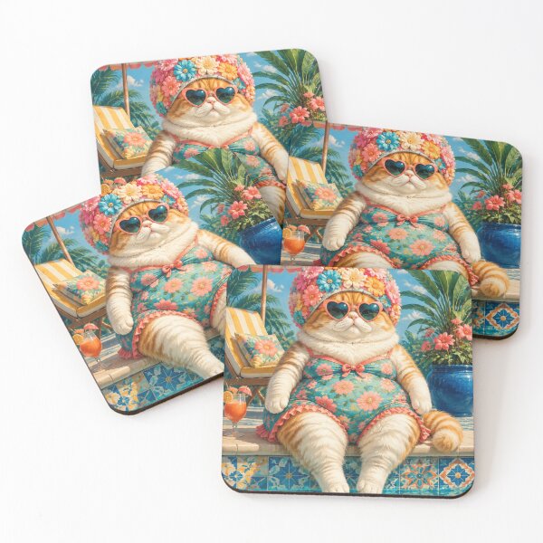 Item preview, Miss Queenie Cattitude designed and sold by FloramoonArt.