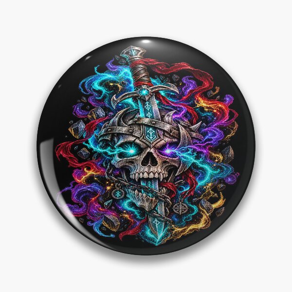 Item preview, Arcane Skull Warlord – Mystic Sword of Chaos designed and sold by TroviTutto.