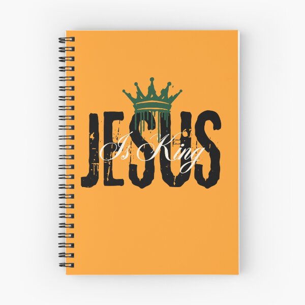 Item preview, Jesus Is King - Jesus Inspirational Bible Verses  - Christmas Gift Ideas - Orange designed and sold by Doiemacreations.