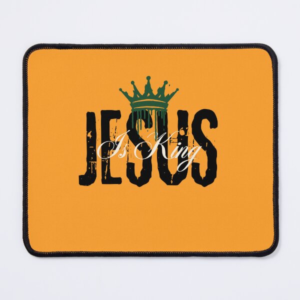 Item preview, Jesus Is King - Jesus Inspirational Bible Verses  - Christmas Gift Ideas - Orange designed and sold by Doiemacreations.