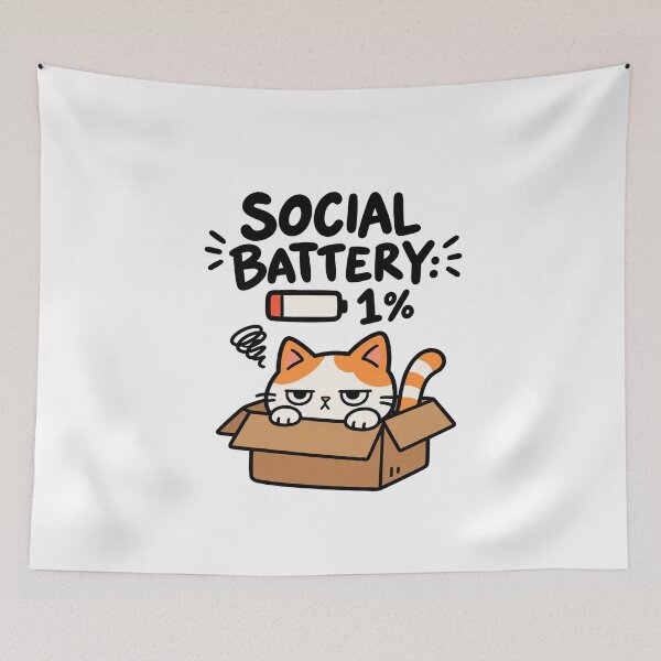 Item preview, Calico Cat - Exhausted designed and sold by MewMade.
