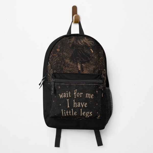 Item preview, Wait for Me I Have Little Legs – Funny Witchy Gothic Art designed and sold by GraveyardGlam.