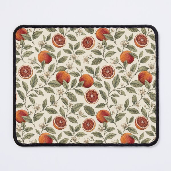 Item preview, Blood Orange Botanical Seamless Pattern designed and sold by QCena.