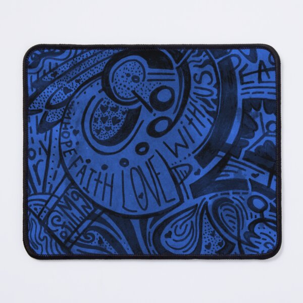 Item preview, God With Us in Blue designed and sold by sarunamii.