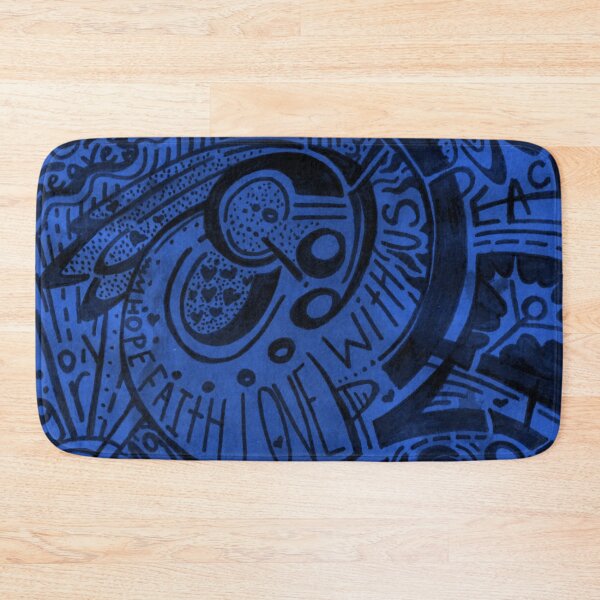 Item preview, God With Us in Blue designed and sold by sarunamii.