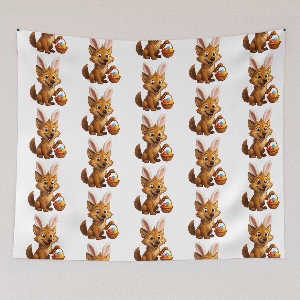 Item preview, Easter Coyote designed and sold by Sillytoe.
