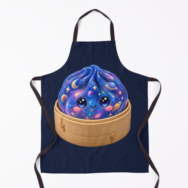 Item preview, Cute Galaxy Dumpling Bao Bun in Bamboo Steamer | Kawaii Cosmic Asian Food designed and sold by Moons Studio.