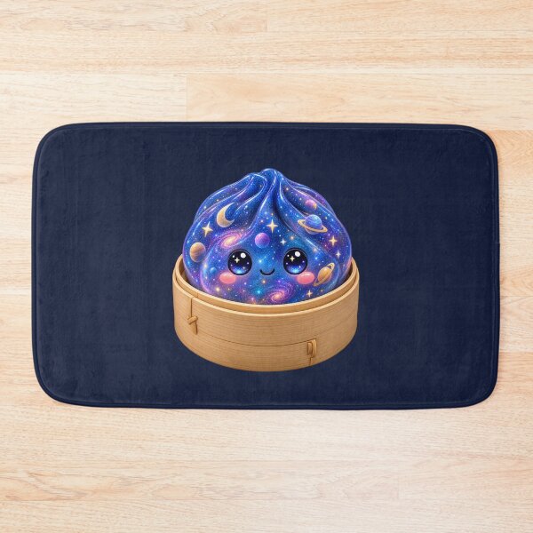 Item preview, Cute Galaxy Dumpling Bao Bun in Bamboo Steamer | Kawaii Cosmic Asian Food  designed and sold by Moons Studio.