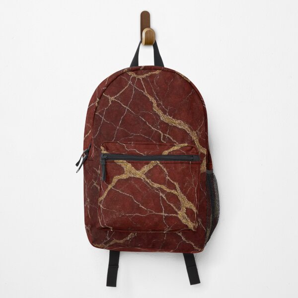 Item preview, Abstract Red and Gold Marble Design designed and sold by ZedColors.