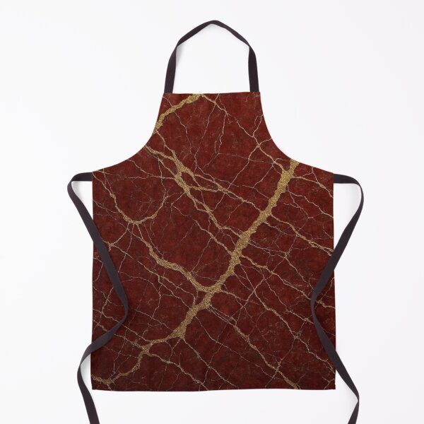 Item preview, Abstract Red and Gold Marble Design designed and sold by ZedColors.