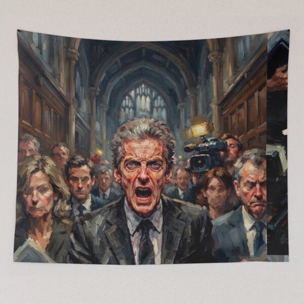 Item preview, The Thick of It Comedy Fine Art Tribute designed and sold by Art's Diner.