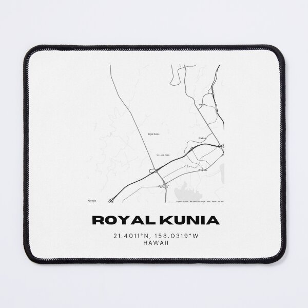 Item preview, Royal Kunia Hawaii Minimalist Map designed and sold by RM-Journey.