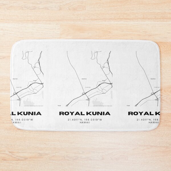 Item preview, Royal Kunia Hawaii Minimalist Map designed and sold by RM-Journey.