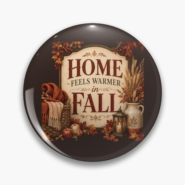 Item preview, Home Feels Warmer in Fall – Cozy Autumn Home Decor Design designed and sold by astersgraphics.