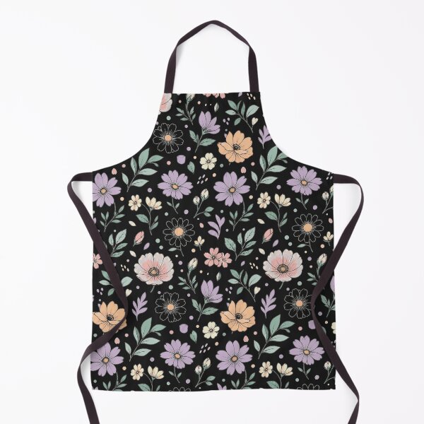 Item preview, Modern Minimalist Pastel Summer Flowers Pattern - Fine Line Botanical Art - Aesthetic Floral Decor designed and sold by BelievingCreate.