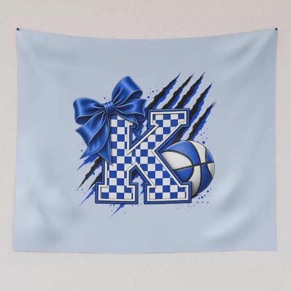 Item preview, Womens Preppy Checkerboard Kentucky Blue K School Basketball  designed and sold by JaymeOctober.