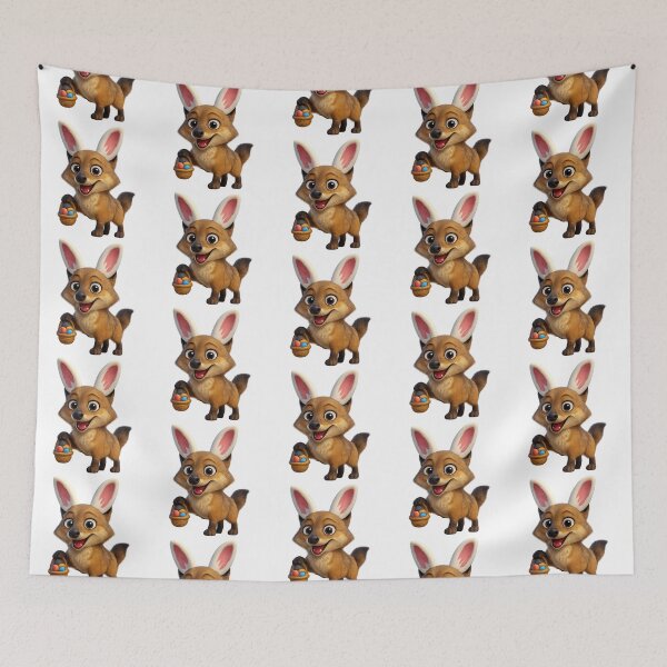 Item preview, Easter Crab-Eating Fox designed and sold by Sillytoe.