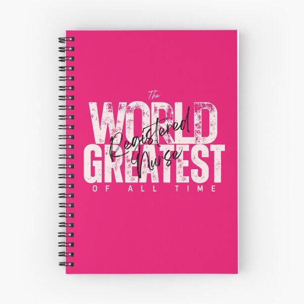 Item preview, World Greatest Registered Nurse - Coworker Going Away Present For Professional - Bold Pink designed and sold by Doiemacreations.
