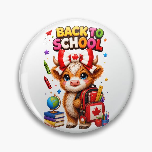 Item preview, Back to School Highland Cow PNG Bundle,Canada School Cow Clipart, Cute Kids Sublimation Design, Printable Back to School Graphic designed and sold by ABOUYIREK.