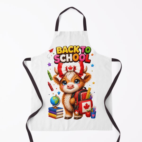 Item preview, Back to School Highland Cow PNG Bundle,Canada School Cow Clipart, Cute Kids Sublimation Design, Printable Back to School Graphic designed and sold by ABOUYIREK.